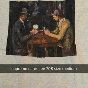 Supreme SS18 cards tee
